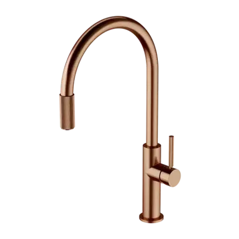 Kuchynské drezy OMNIRES OMNIRES - Drezová batéria (kompatibilná s akýmkoľvek systémom filtrácie vody), brúsená meď SW9057CPB