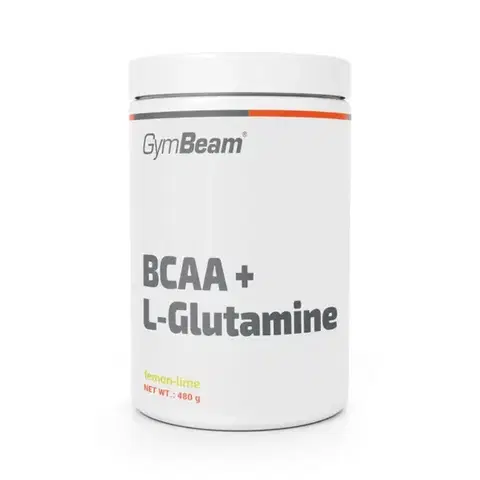 BCAA GymBeam BCAA + L-Glutamín citrón limetka