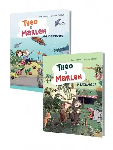 Rozprávky Theo a Marlen na ostrove / Theo a Marlen v džungli - Peter Stamm,Susanne Göhlich,Ján Jambor