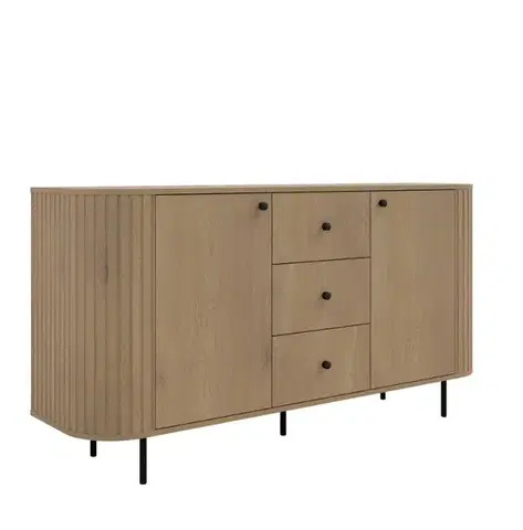 Komody ArtLemp Komoda VAOLIA 2F3S  | dub cremona
