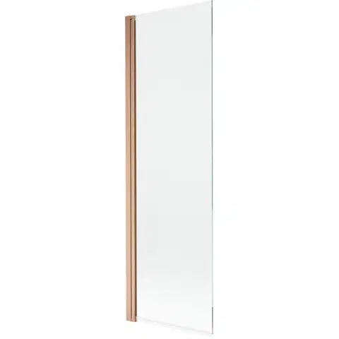 Sprchové dvere MEXEN - MIST vaňová zástena 60x150 cm 6mm 1-s, meď kartáčovaná, číra 8A9-060-001-65-00