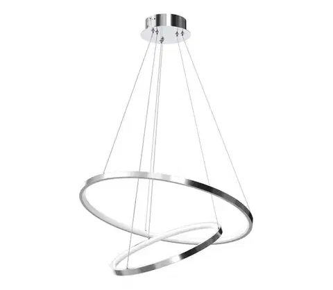 Svietidlá  LED Luster na lanku HOOP LED/51W/230V pr. 60 cm 4000K lesklý chróm ML1550