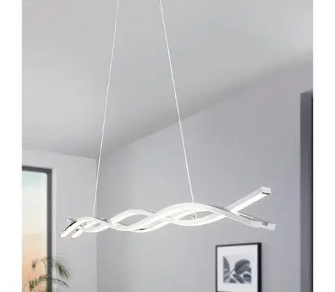 Svietidlá Eglo 96102 - LED luster na lanku LASANA 2 LED/35W/230V 3000K lesklý chróm 96102