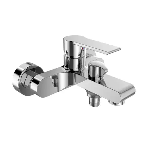 Kúpeľňové batérie Mereo Vaňová nástenná batéria, Dita, 150 mm, bez príslušenstva, chróm CBE90104D