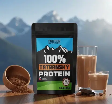 Proteínové koncentráty 100% Tatranský Proteín - Protein Nutrition 1000 g Vanilka