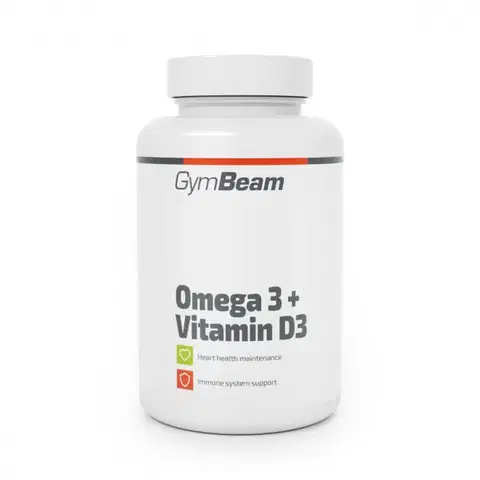 Omega-3 GymBeam Omega 3 + Vitamin D3