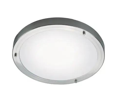 Svietidlá Nordlux - Kúpeľňové stropné svietidlo ANCONA, 2× E27/40 W/230 V, IP43, priemer 31,5 cm, matný chróm 25316132