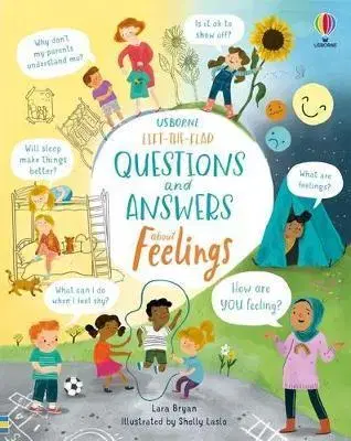 Leporelá, krabičky, puzzle knihy Lift-the-Flap Questions and Answers About Feelings - Bryan Lara,Shelly Laslo
