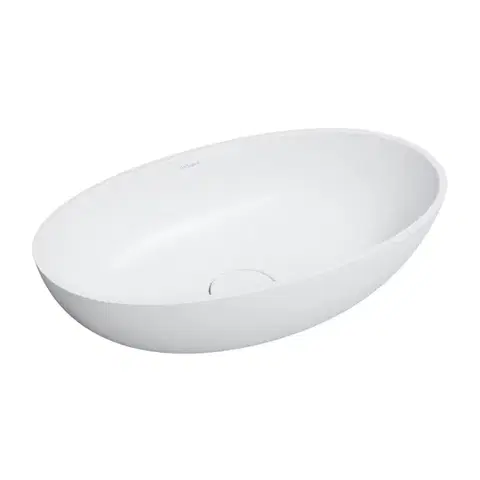 Umývadlá OMNIRES - SHELL M+ umývadlo na dosku, 60 x 35 cm biela mat /BM/ SHELLUNBM