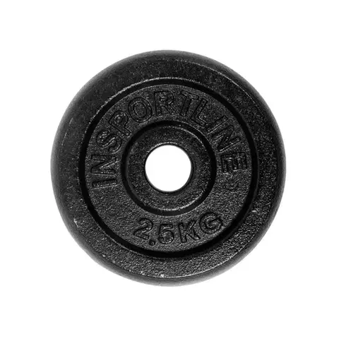 Závažia k činkám Liatinový kotúč inSPORTline CastCzech 2,5 kg 30 mm
