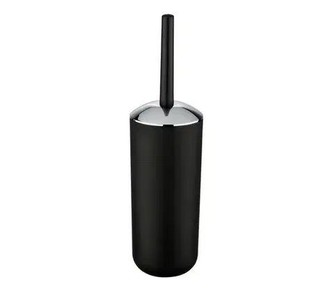 Svietidlá WENKO 21210100 - WC kefa BRASIL 10x37 cm čierna/lesklý chróm 21210100