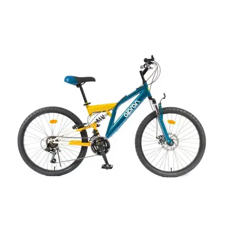 Bicykle Odľahčený juniorský celoodpružený bicykel Olpran Culex 24" - model 2026 • 150-165 cm • 14,6 kg petrolejová/piesková - 15" (150-165 cm)