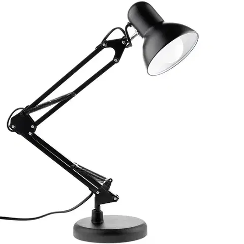 Lampy pre mládež Lampka biurkowa TOBI BLACK 1XE27 LB1