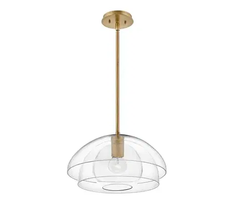 Svietidlá Elstead Quintiesse QN-LOTUS-P-HBR - Luster na tyči LOTUS 1xE27/60W/230V zlatý QN-LOTUS-P-HBR