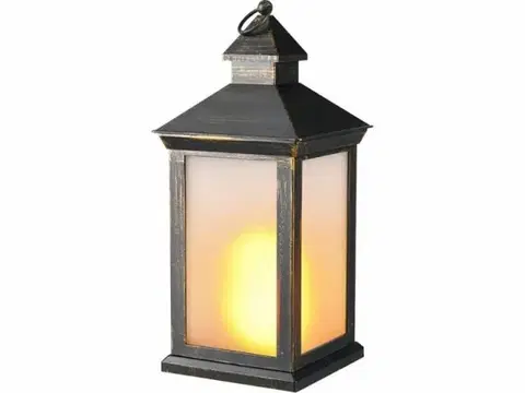 Záhradné lampy EXTOL Lampáš LED s plameňom, lucerna 54xSMD LED, EXTOL LIGHT