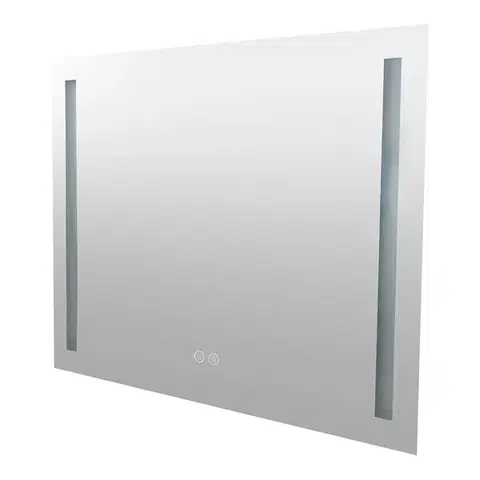 Kúpeľňové zrkadlá Mereo Zrkadlo 80x70 cm s LED osvetlením a odhmlievaním CN153
