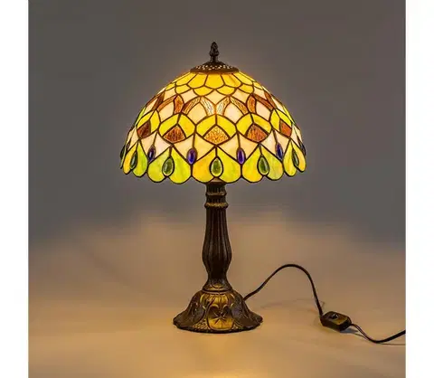 Lampy BRILAGI - Tiffany vitrážová stolová lampa MARGARET 1xE27/40W/230V 63062
