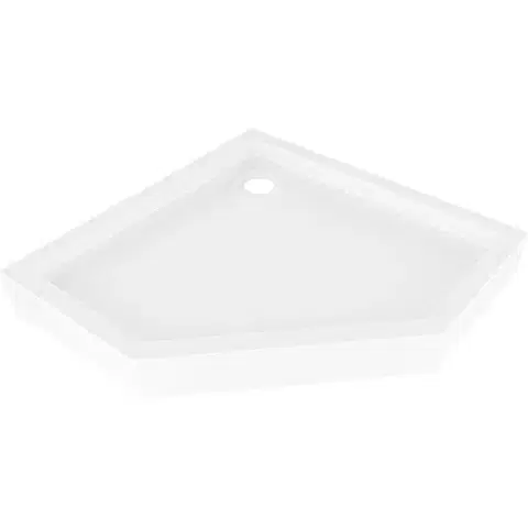 Vane MEXEN - Flow+ päťboká sprchová vanička 90 x 90, biela lesk 46P109090H