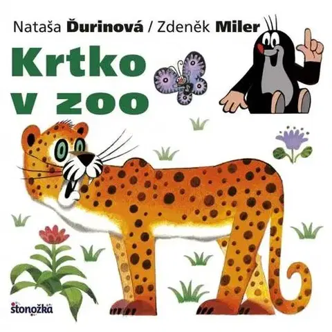 Leporelá, krabičky, puzzle knihy Krtko v zoo - Zdeněk Miler,Nataša Ďurinová