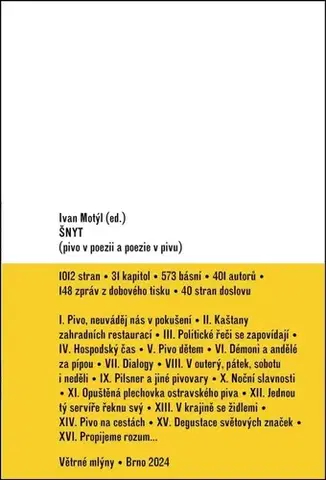 Poézia - antológie Šnyt - Pivo v poezii a poezie v pivu - Kolektív autorov