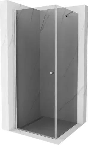 Sprchovacie kúty MEXEN/S - Pretória sprchovací kút 100x100, grafit, chróm 852-100-100-01-40