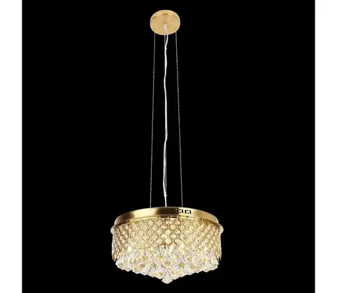 Svietidlá  Luster na lanku AMAPOLI 7xG9/28W/230V pr. 45 cm zlatá MD7069- GOLD