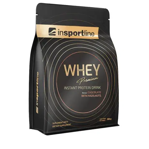 Proteíny Protein inSPORTline WHEY Premium 700g kakao s lieskovými orieškami