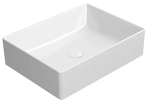 Umývadlá GSI - KUBE X keramické umývadlo na dosku 50x37cm, biela ExtraGlaze 942911