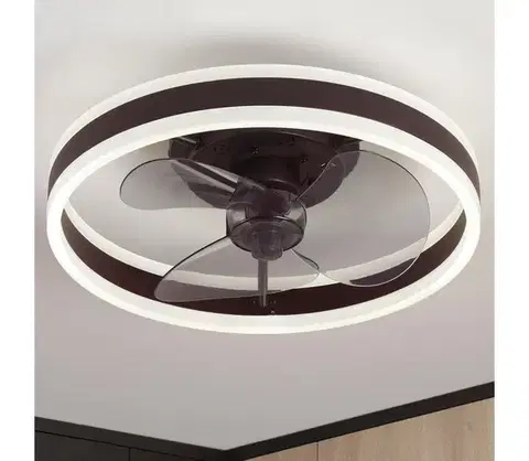 Ventilátory BRILAGI-LED stmievateľné svietidlo s látorom LED/30W/230V 3000-6500K čierne WF-OSD-059-BLK