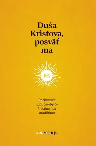 Kresťanstvo Duša Kristova, posväť ma