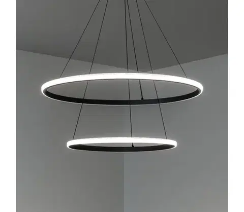 Svietidlá  Stmievateľný LED luster s lankovým zavesením LED/55W/230V 3000-6500K priemer 60 cm + diaľkové ovládanie TB2301/B