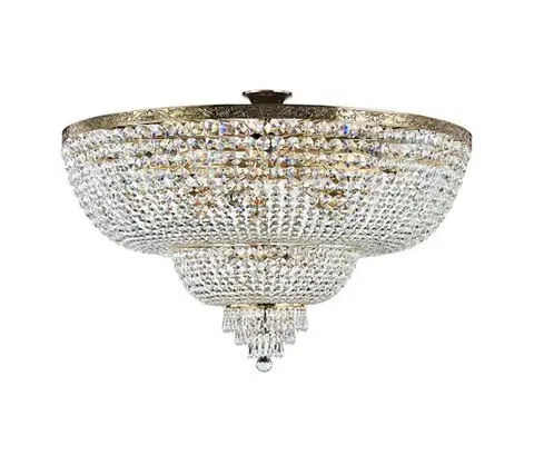Svietidlá Maytoni DIA890-CL-18-G - Prisadený luster PALACE 18xE27/60W/230V DIA890-CL-18-G
