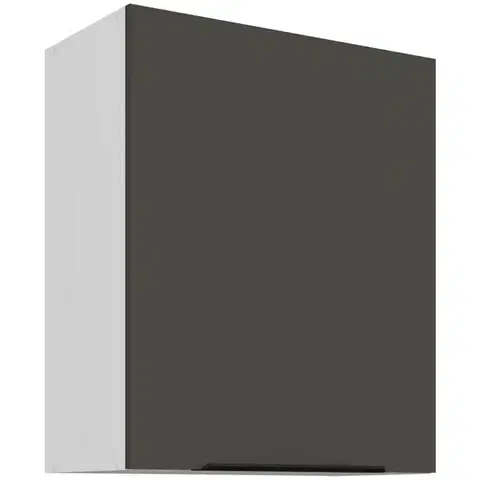 Kuchynské skrinky visiace Kuchynská skrinka Aria-Gr/Wh Anti Fingerprint 60g-72 1f