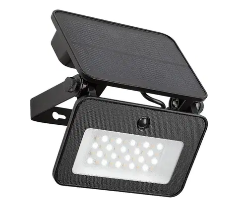 Záhradné lampy Rabalux 77159-LED solárny reflektor so senzorom LED/6W/3,7V IP65 77159