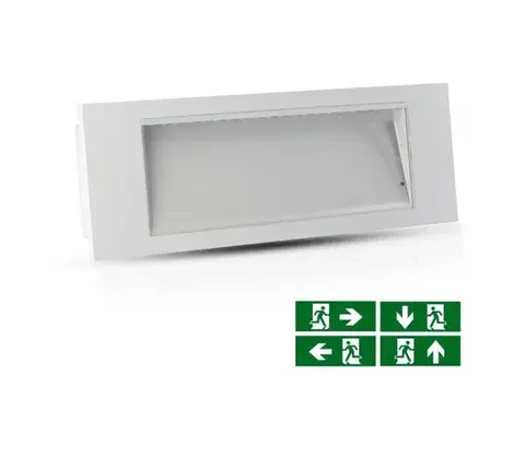 Svietidlá  LED Núdzové svietidlo EMERGENCY EXIT LED/3,8W/230V 6000K 899