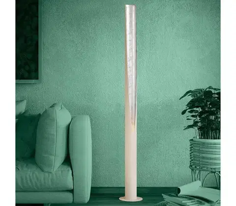 Lampy Eglo 390283 - LED Stojacia lampa PREBONE 1xGU10/5,7W/230V béžová 390283