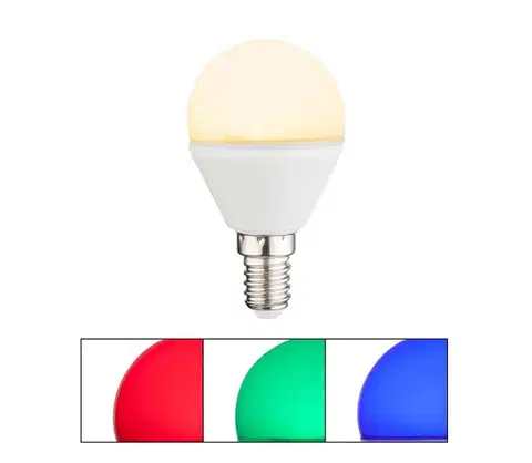 LED osvetlenie LED RGBW Stmievateľná žiarovka ILLU E14/4,9W/230V 2700K + DO - Globo 106750K 106750K