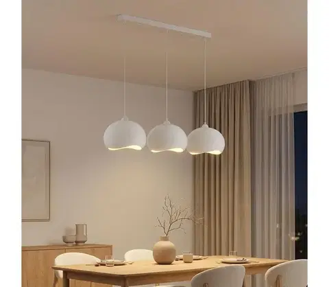 Svietidlá BRILAGI - Závesný luster na lanku WABI SABI 3xE27/40W/230V biela 118OPV2624