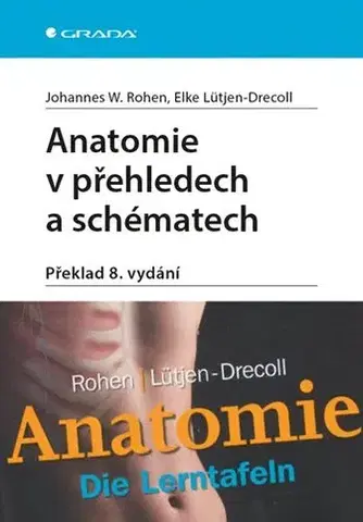 Anatómia Anatomie v přehledech a schématech 8. vydání - Johannes W. Rohen,Elke Lütjen-Drecoll