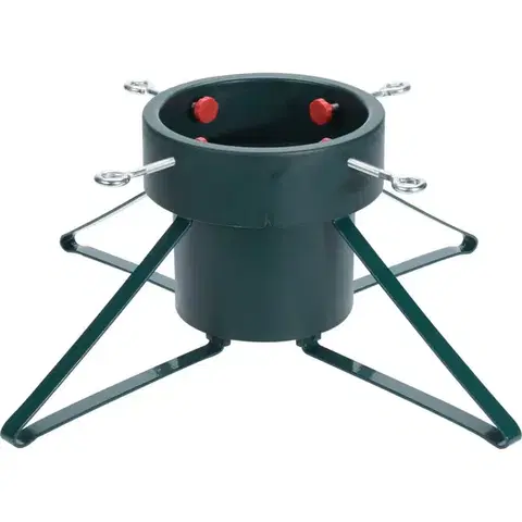 Vianočné dekorácie Stojan na vianočný stromček Tetragon, zelená, 	57x57x21,6 cm, strom do 2,5 m