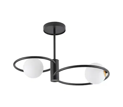 Svietidlá  Luster na tyči AQUA 2xG9/12W/230V čierna 33462