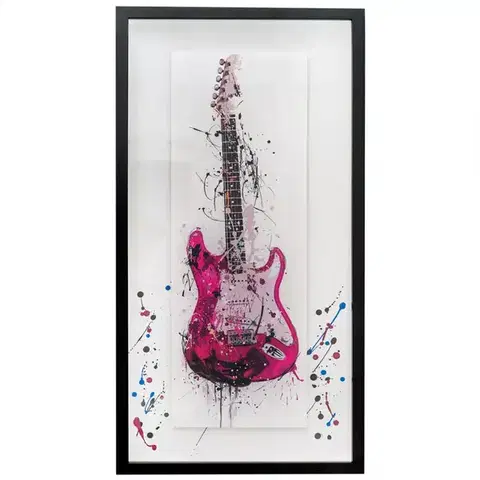 Dekorácie a bytové doplnky Obraz na plátne 80x40 Elektrická gitara