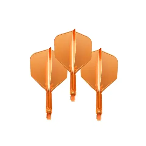 Násadky na šípky Letky Target K-Flex Neon No.6 Medium 3ks fluo oranžová