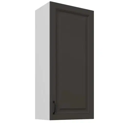 Kuchynské skrinky visiace Skrinka do kuchyne Stilo grafit matná/biely 50G-108 1F