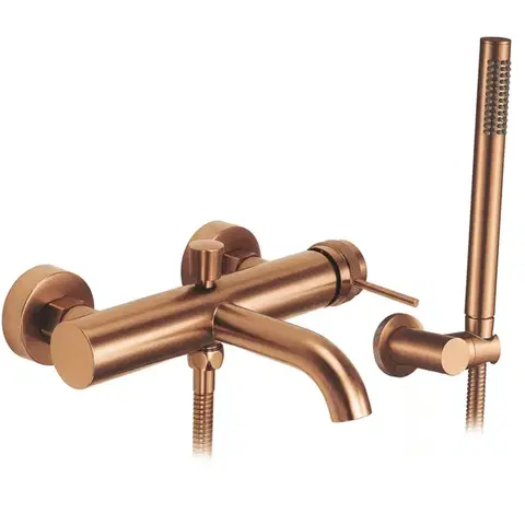 Kúpeľňové batérie REA - Vaňová batéria Lungo Grip Brush Copper REA-B4567
