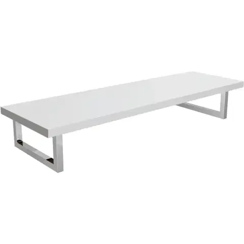 Kúpeľňový nábytok CERANO - Doska pod umývadlo Navira Pro + 2 konzoly pod dosku - biela matná - 100x46x3,6 CER-606060