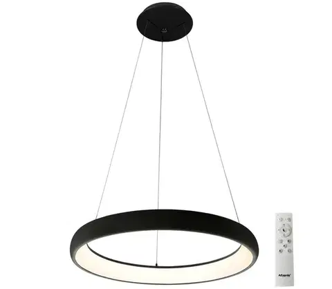Svietidlá Azzardo  - LED Stmievateľný luster na lanku ANTONIO LED/50W/230V čierna + DO 