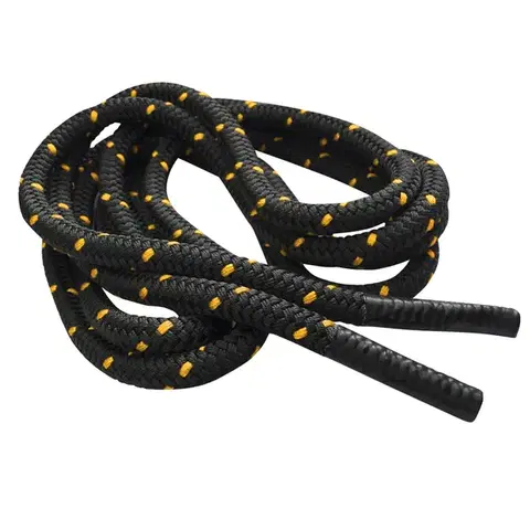 Ostatné fitness náradie Posilňovacie lano WaveRope Battle 35 mm - 12 m čierno-žltá