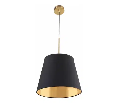 Svietidlá  Luster na lanku ELENA 1xE27/20W/230V čierna 325822