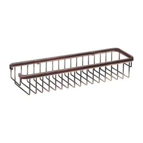 Doplnky do kúpeľne OMNIRES - UNI košík do sprchy, 36 x 7 x 11 cm meď retro /ORB/ 8963AORB